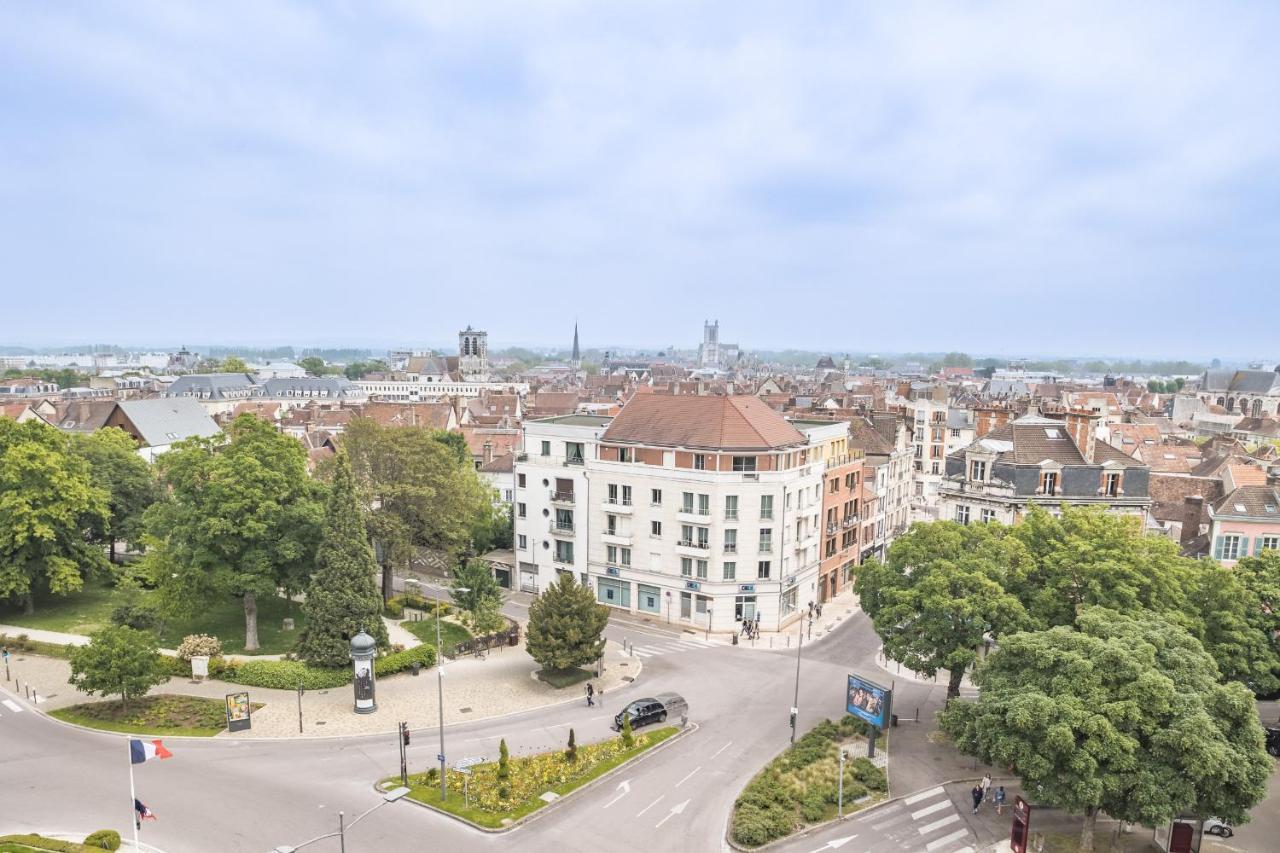 Evasion Urbaine - Vue Panoramique - Proche Gare Apartamento Troyes Exterior foto
